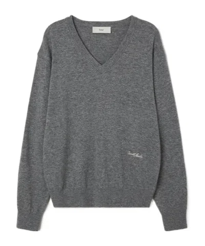 Dunst Long-sleeve Knit Top In Gray