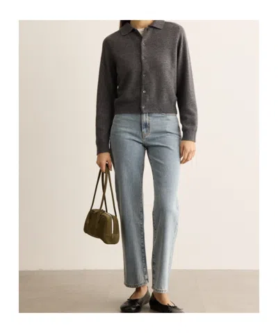 Dunst Long-sleeve Knit Top In Gray