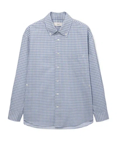 Dunst Long-sleeved Shirt In Blue