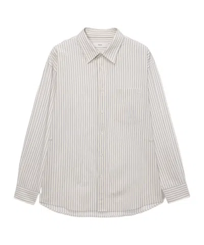 Dunst Long-sleeved Shirt In White