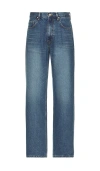 Dunst Low Rise Wide Jeans In 蓝色