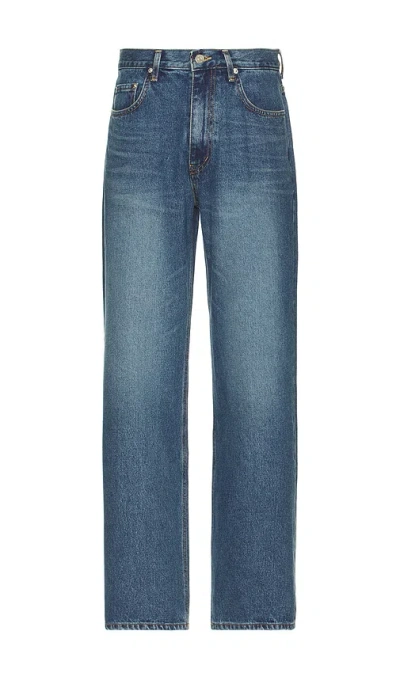 Dunst Low Rise Wide Jeans In 蓝色