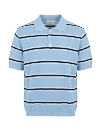 Dunst Man Polo Shirt Sky Blue Size S Cotton