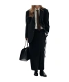 Dunst Maxi Wrap Skirt In Black