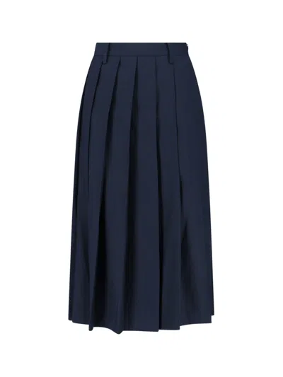 Dunst Midi Skirt In Blue