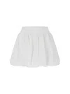 Dunst Balloon Mini Skirt In White
