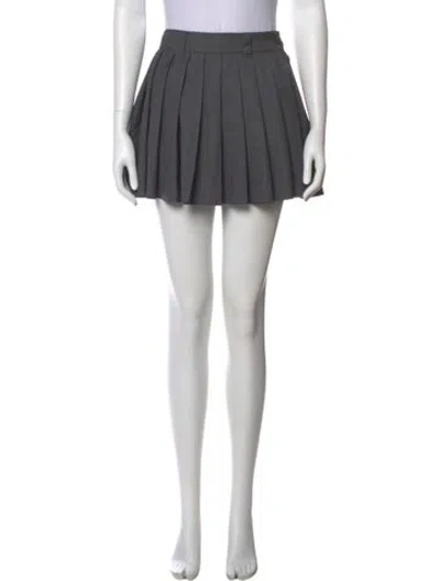 Pre-owned Dunst Mini Skirt In Gray