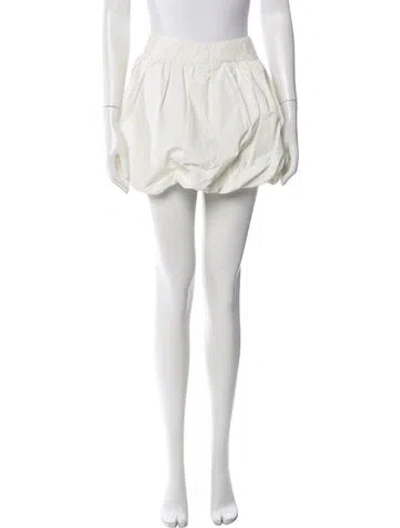 Pre-owned Dunst Mini Skirt In White
