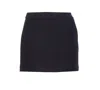 Dunst Mini Wool Skirt In Black