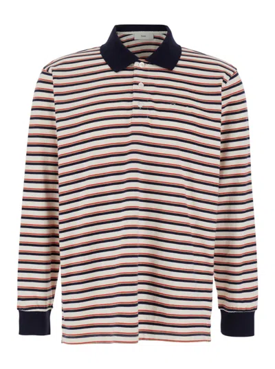 Dunst Multicolor Stripes Shirt Collar Polo