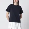Dunst Navy Blue Cotton T-shirt In Blue