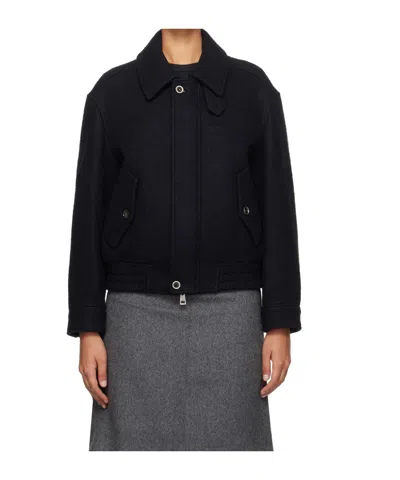 DUNST NAVY TEXTURED JACKET