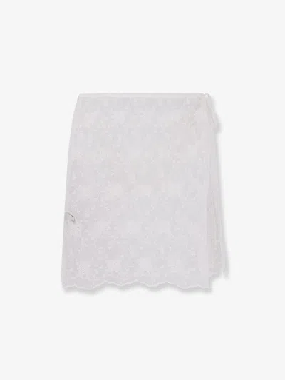 Dunst Needlework Layering Skirt In White