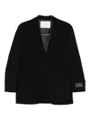 Dunst Notched-lapel Single-breasted Blazer In Black