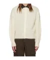 Dunst Off-white Button Cardigan In White