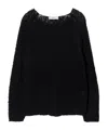 Dunst Open-knit Sweater In Blue