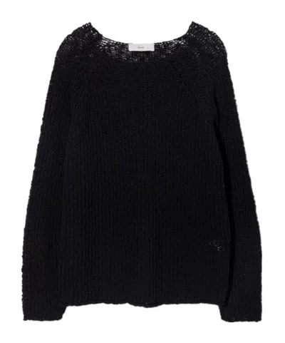 Dunst Open-knit Sweater In Blue