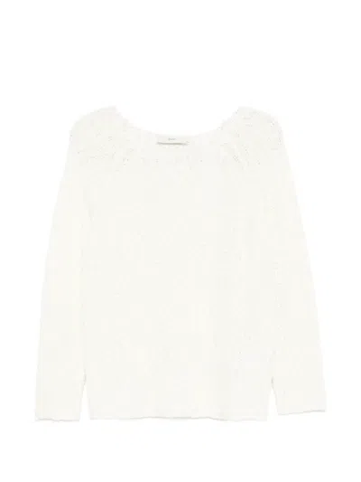 Dunst Open-knit Sweater In White