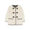 Dunst Toggle Jacket In White