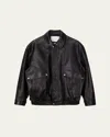 Dunst Brown Oversized Jacket With Dropped Shoulders And Flap Pockets On The Front