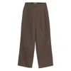Dunst Brown Cotton Trousers In Brown