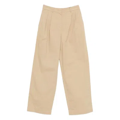 Dunst Pleated-front Trousers In Neutral