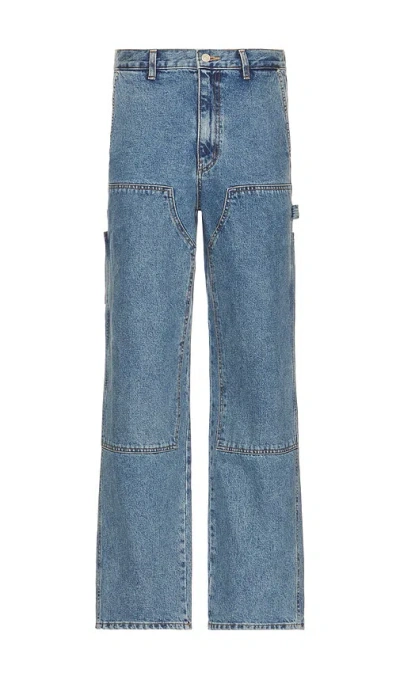 Dunst Blue Patched Jeans In 라이트 블루