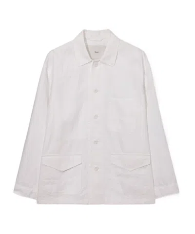 Dunst Patch-pocket Relaxed Jacket In White