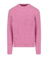 Dunst Pink Chunky Sweater In Pink