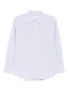 Dunst Pinstripe Button-down Shirt In Blue