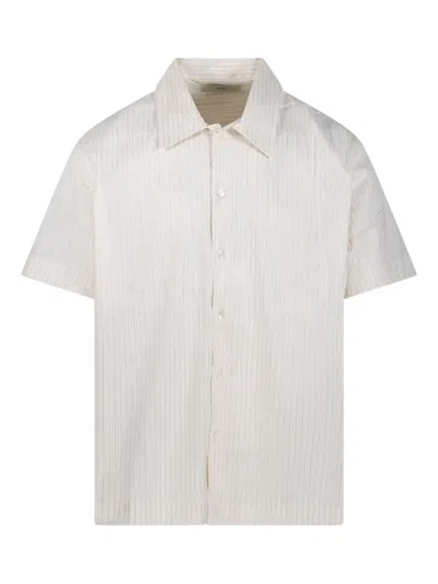 Dunst Pinstriped Shirt In White