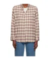 Dunst Plaid Shirt In Brown