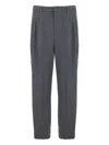 Dunst Pleated-front Trousers In Gray