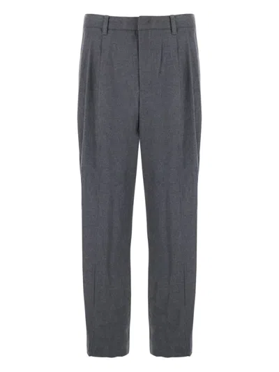 DUNST PLEATED-FRONT TROUSERS