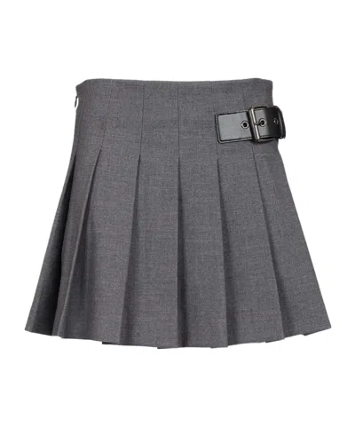 DUNST PLEATED MINI SKIRT