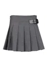 Dunst Pleated Mini Skirt Skirts Grey
