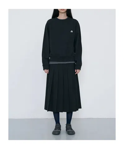 Dunst Pleated Skirt In Black