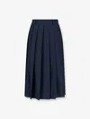 Dunst Pleated Skirt In Blue