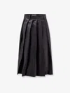 Dunst Pleated Skirt In Gray