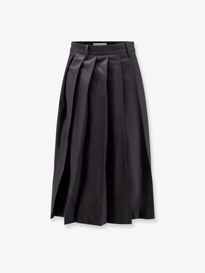 Dunst Pleated Skirt In Gray