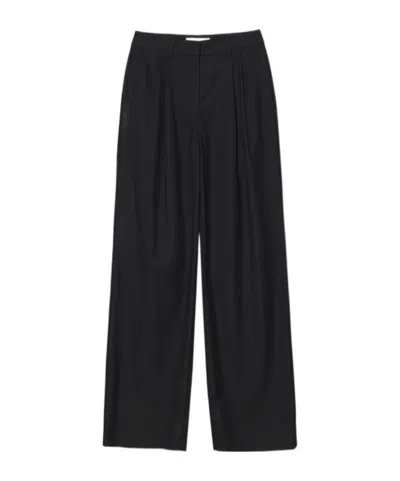 Dunst Pleated Trousers In Black