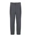 Dunst Pleated-front Trousers In Gray