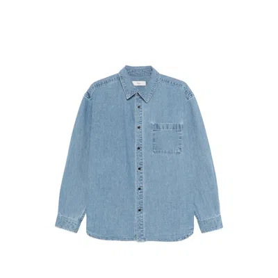 Dunst Pocket Button-up Shirt In Blue