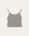 Dunst Pointelle Knit Bow Tank Top