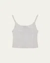 Dunst Pointelle Knit Bow Tank Top