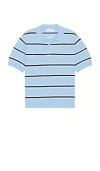 Dunst Polo Top In Baby Blue
