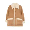 Dunst Structured Casual Jacket In Rich Brown Tone In Brown