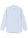 Dunst Striped Shirt In Blue