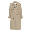 Dunst Double-breasted Trench Coat In Gray