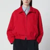 Dunst Collared Blouson Jacket Red In Red